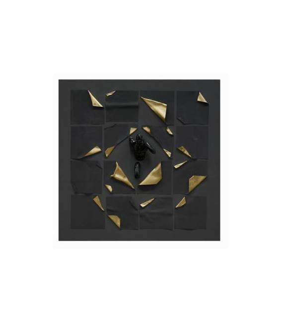 Paveikslas FINISH 100x100 juodas