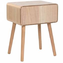 Naktinis staliukas PINETREE 40x52 šviesiai rudas