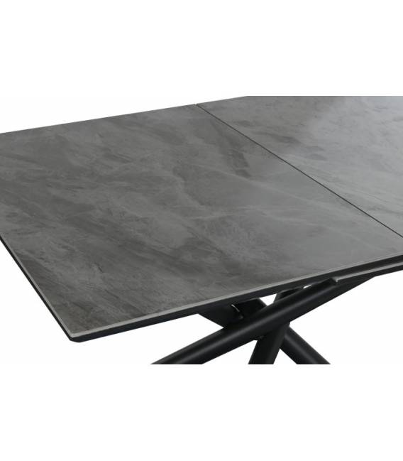 Išskleidžiamas stalas EMI 160(200)x76 pilkas