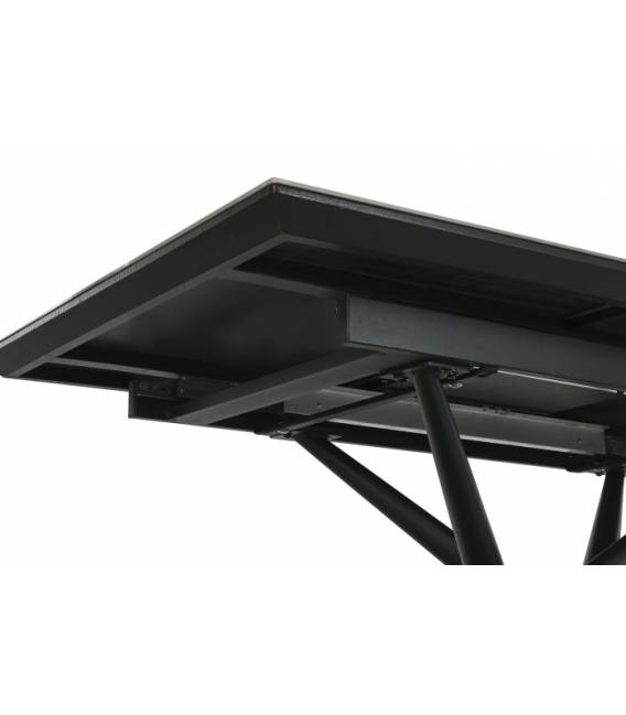 Išskleidžiamas stalas EMI 160(200)x76 pilkas