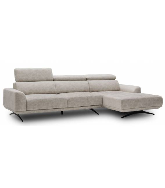 Minkštas kampas ERIS 320x184 pilkas