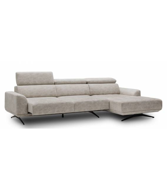 Minkštas kampas ERIS 320x184 pilkas