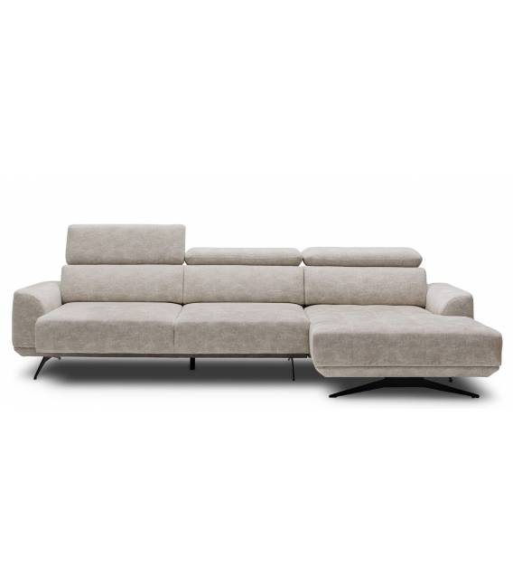 Minkštas kampas ERIS 320x184 pilkas