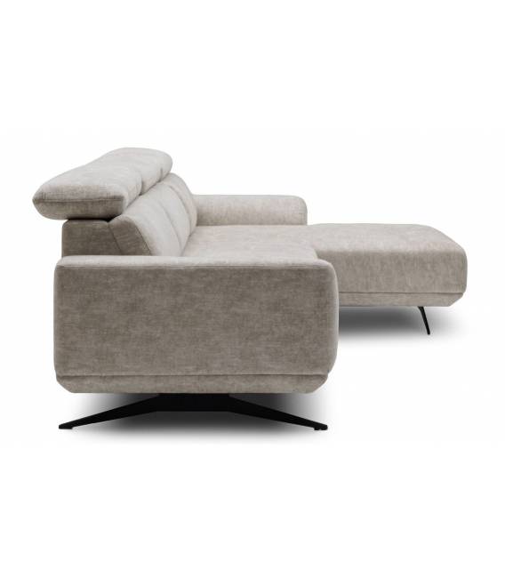 Minkštas kampas ERIS 320x184 pilkas