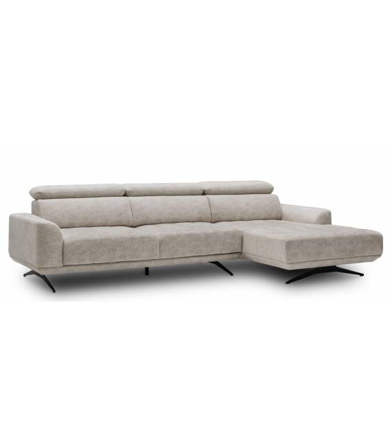 Minkštas kampas ERIS 320x184 pilkas