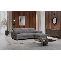 Minkštas kampas FIESTA 255x189 tamsiai pilkas