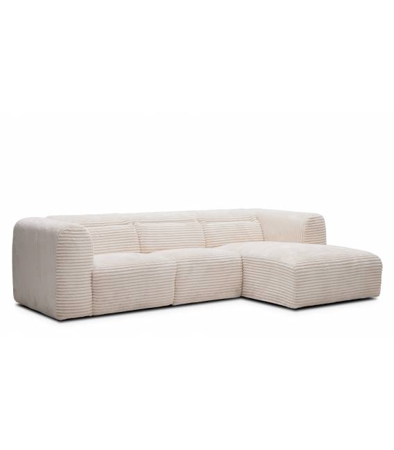 Minkštas kampas NUBE 302x188 smėlio