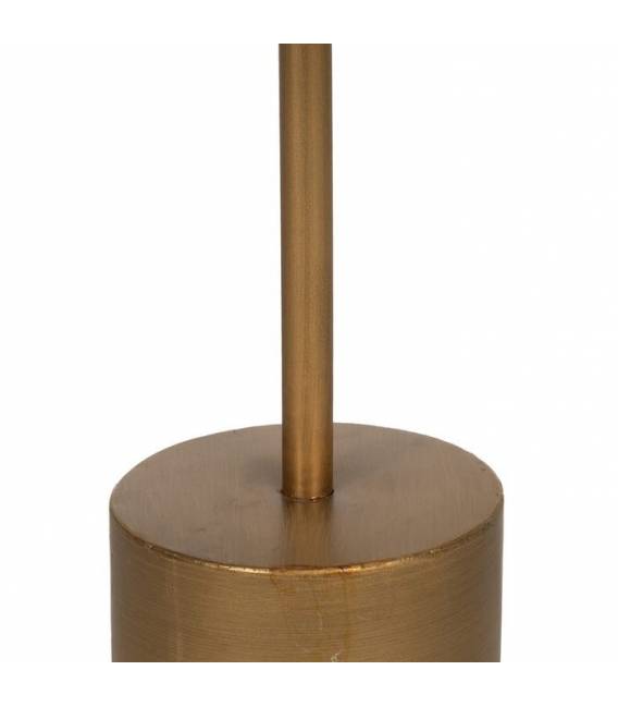 Šoninis staliukas GOLD Ø40 baltas/auksinė koja