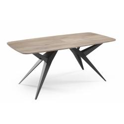 Išskleidžiamas stalas AMIS 160(236)x90 teracotta
