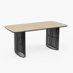 Išskleidžiamas stalas ADRIA 160(236)x90 teracotta