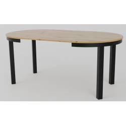 Išskleidžiamas stalas NARDI Ø100(176)x76 sonoma