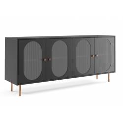 Komoda TELVI 165x42 juoda