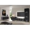 TV spintelė VARIO 161x38 juoda