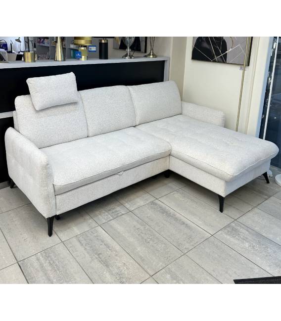 Minkštas kampas TIKKA 225x154 rusvas