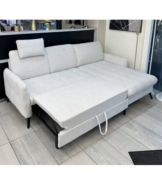 Minkštas kampas TIKKA 225x154 rusvas