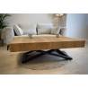 Transformuojamas kavos staliukas EXALTO 120(210)x80 oak veneer