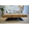 Transformuojamas kavos staliukas EXALTO 120(210)x80 oak veneer