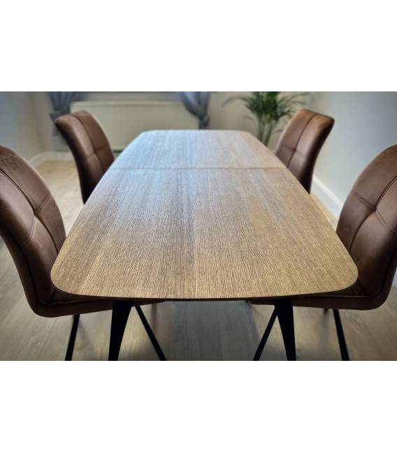 Išskleidžiamas stalas AIRA 140(180)x80 oak veneer