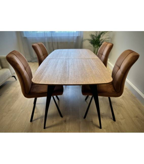 Išskleidžiamas stalas AIRA 140(180)x80 oak veneer