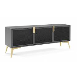 TV spintelė VARIO 161x38 juoda
