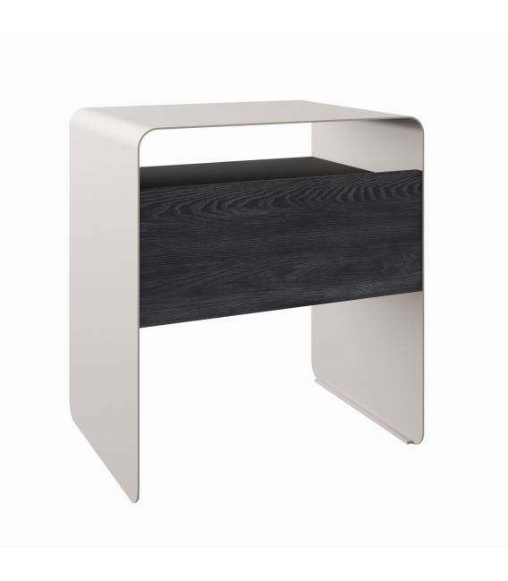 Naktinis staliukas RISOR 45x35 kašmyro/juodas