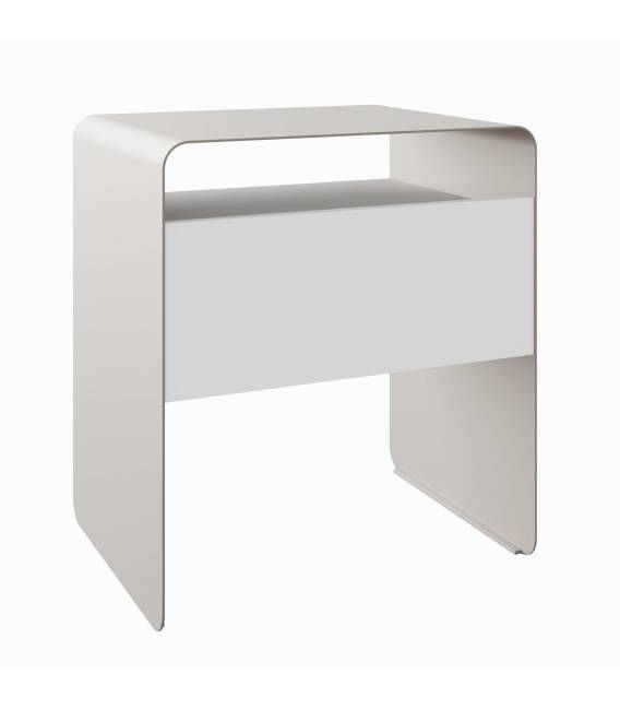 Naktinis staliukas RISOR 45x35 kašmyro/baltas