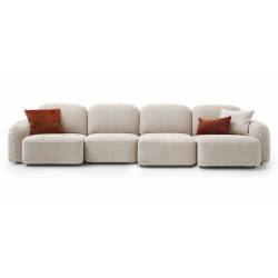 Sofa SUSA 314x113(152) kreminė