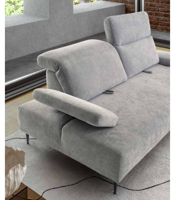 Sofa ASSO 320x145 šviesiai pilka