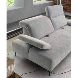 Sofa ASSO 281x126 šviesiai pilka
