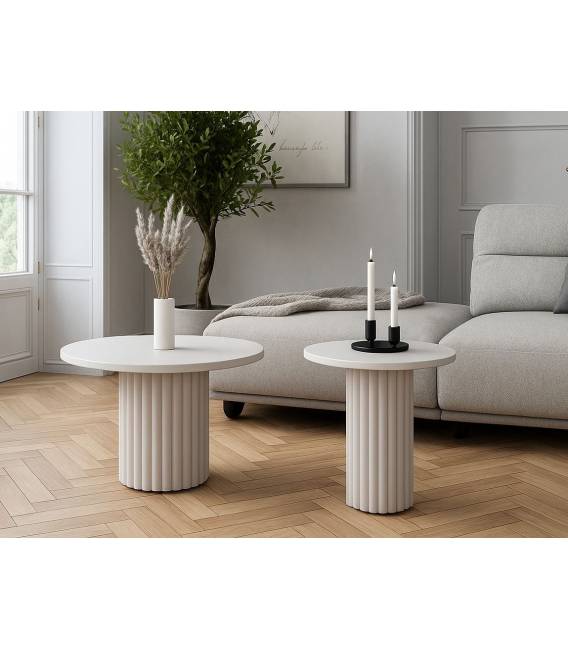 Kavos staliukų komplektas TORMI Ø42/Ø67 kašmyro