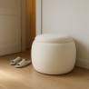 Pufas CREAM Ø55 kreminis