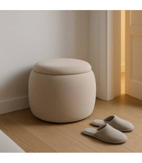 Pufas CREAM Ø55 beige