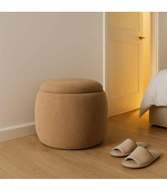 Pufas CREAM Ø55 rusvas