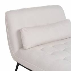 Fotelis ELMA 168x90 kreminis