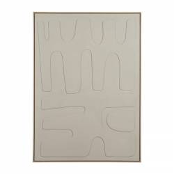 Paveikslas RELIEF 100x140 smėlio
