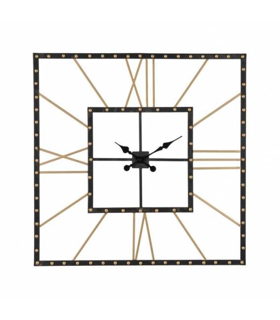 Laikrodis NERO 80x80 juodas