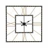 Laikrodis NERO 80x80 juodas