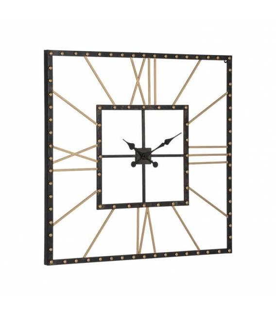 Laikrodis NERO 80x80 juodas