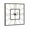 Laikrodis NERO 80x80 juodas