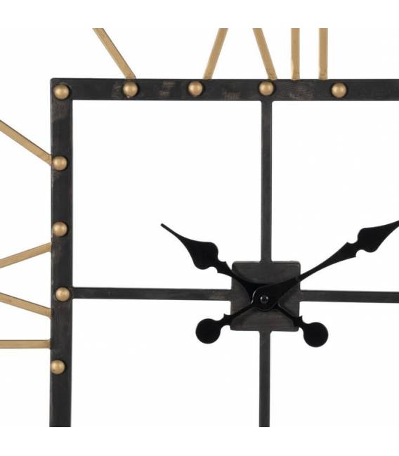 Laikrodis NERO 80x80 juodas