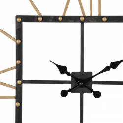 Laikrodis NERO 80x80 juodas