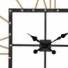 Laikrodis NERO 80x80 juodas
