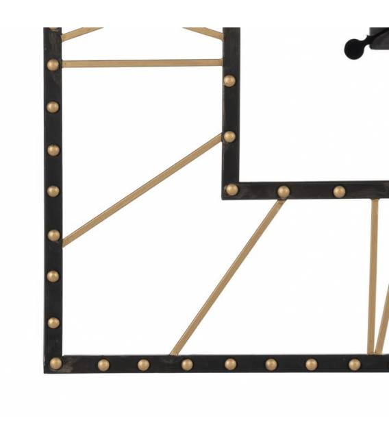 Laikrodis NERO 80x80 juodas