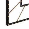 Laikrodis NERO 80x80 juodas