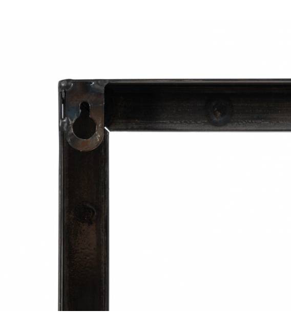 Laikrodis NERO 80x80 juodas