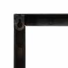 Laikrodis NERO 80x80 juodas