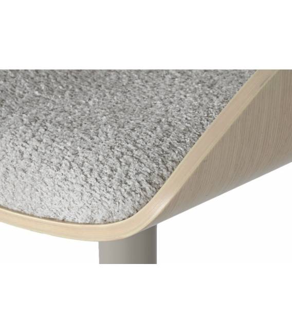 Pusbario kėdė NATURAL pilkšva