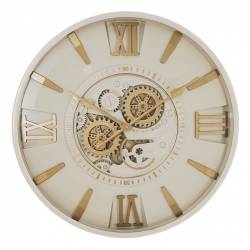 Laikrodis LUX Ø59 beige