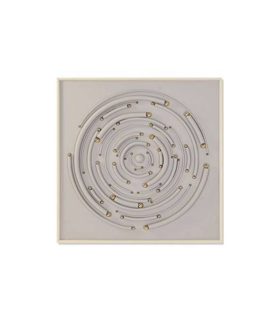 Paveikslas CIRCLE-A 100x100 taupe