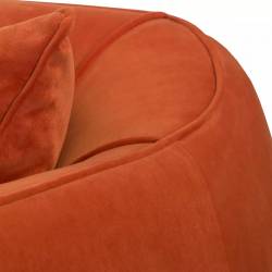 Sofa MUSSO 192x92 oranžinė